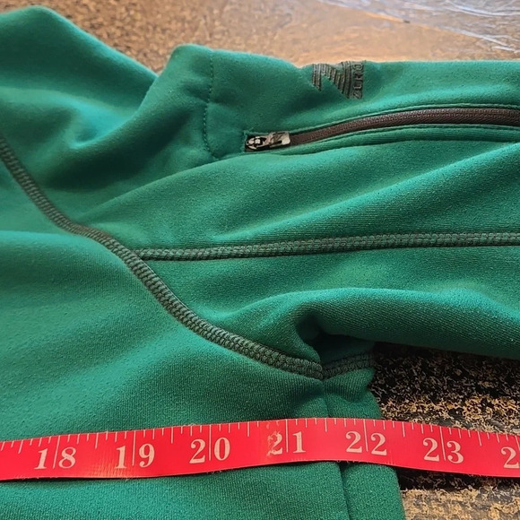 Men's ZeroXposur Stretch Soft Fleece Pullover Zip Sweatshirt Green size L - Picture 5 of 13